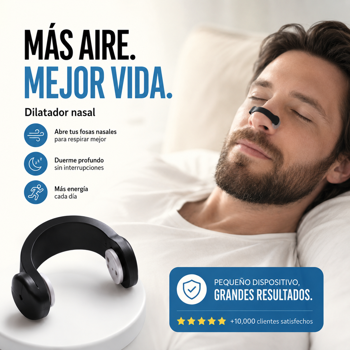RespiraMax™ | Dilatador Nasal Magnético