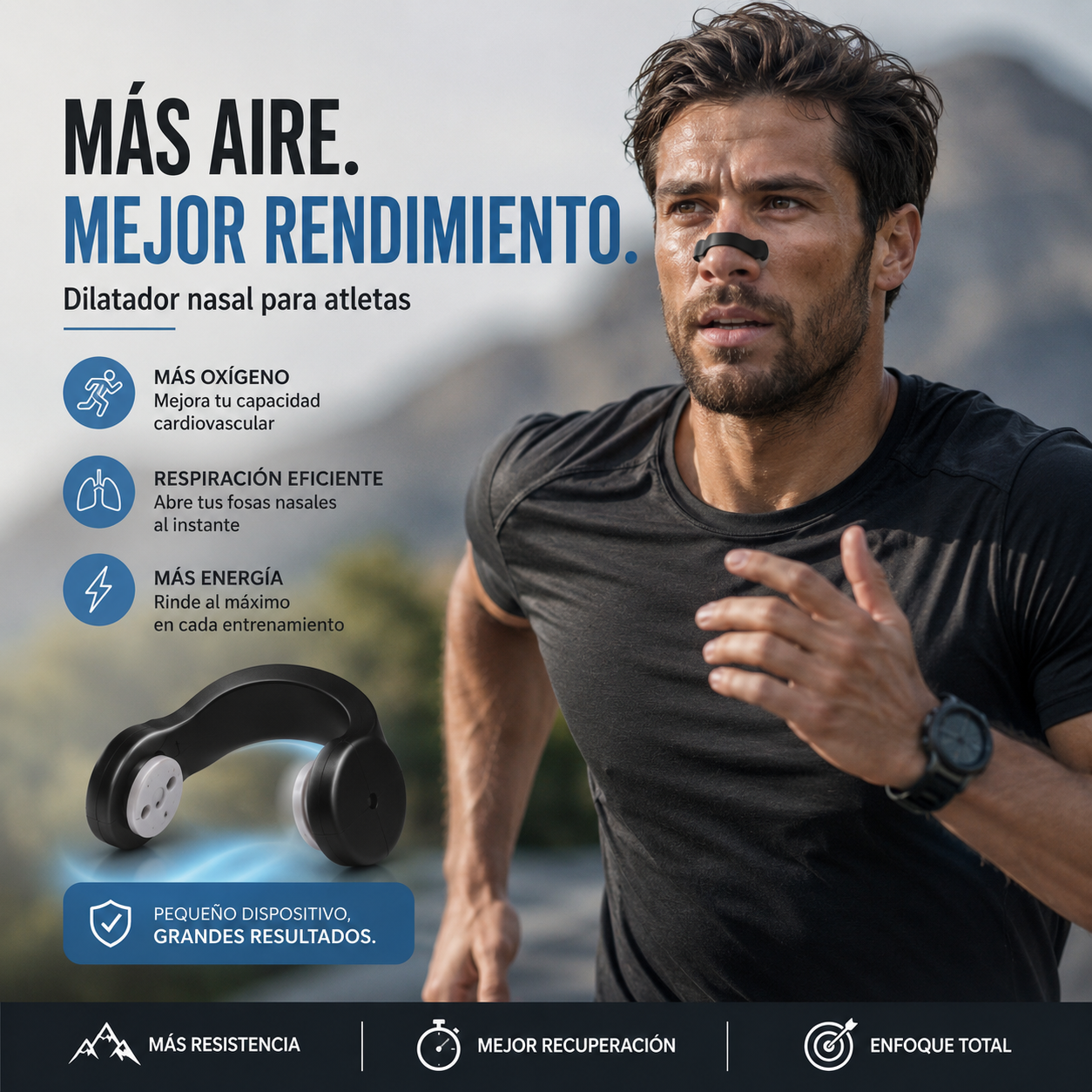 RespiraMax™ | Dilatador Nasal Magnético
