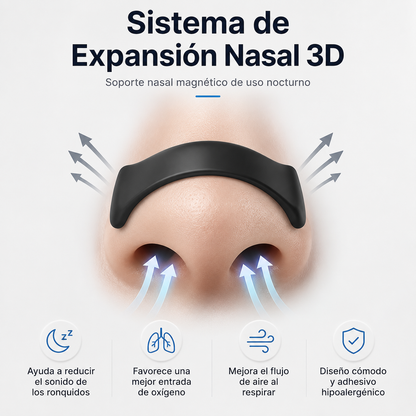 RespiraMax™ | Dilatador Nasal Magnético
